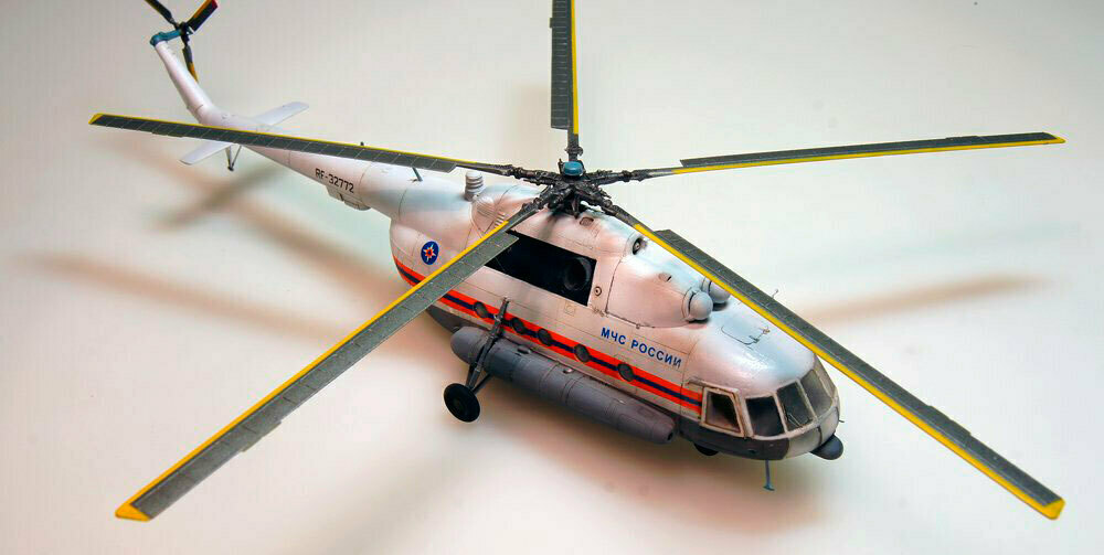 Макет вертолёта Ми-171Е в поисково-спасательном варианте