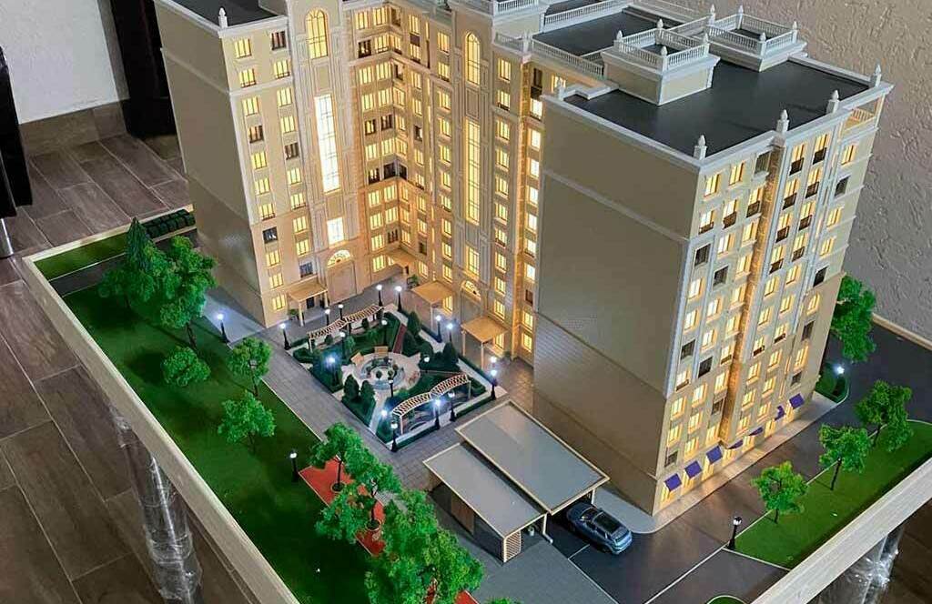 Масштабный архитектурный макет изготовленный на заказ  Масштабный архитектурный макет изготовленный на заказ