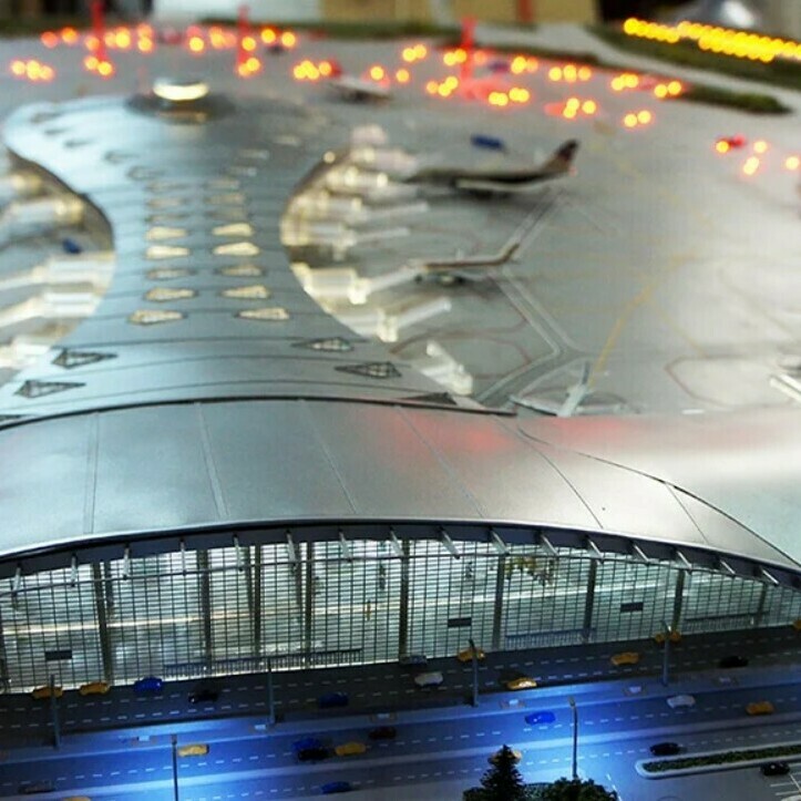 Макет аэропорта в городе Москва Внуково