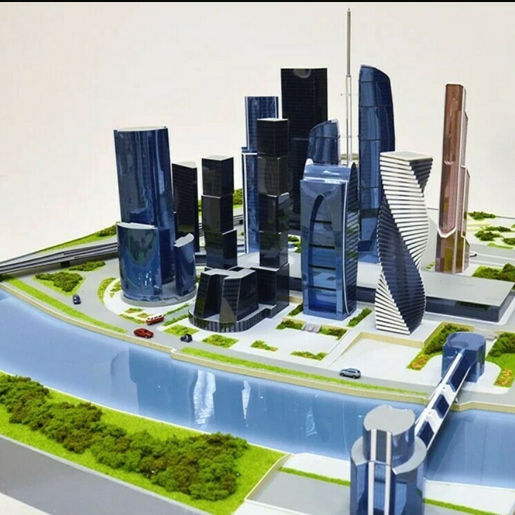 Архитектурный макет Московский международный деловой центр Москва-Сити