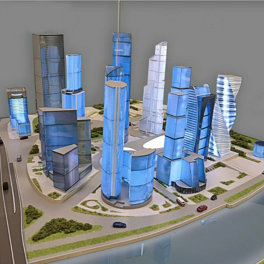 Архитектурный макет Московский международный деловой центр Москва-Сити
