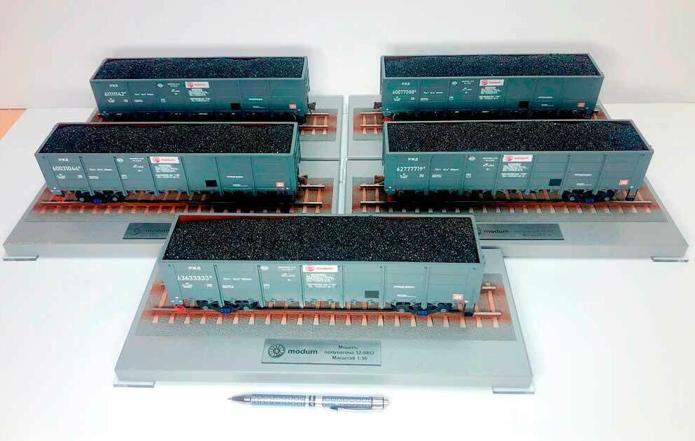 Модель / макет железнодорожного транспорта: вагон, полувагон, состав. Изготовление на заказ для выставки