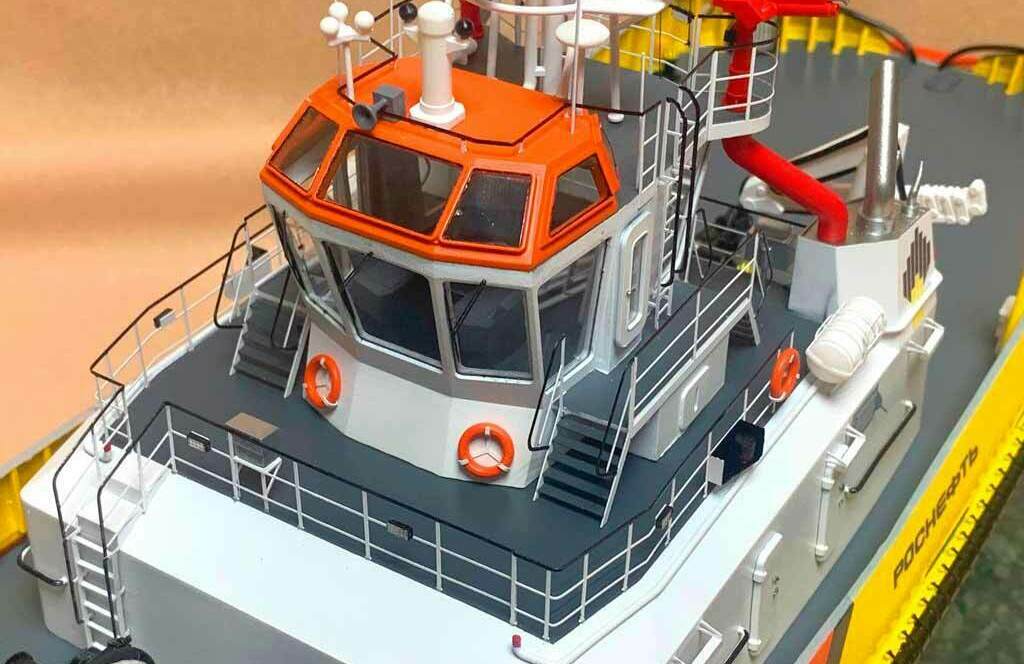 Изготовление модели судна / корабля. Модель буксира