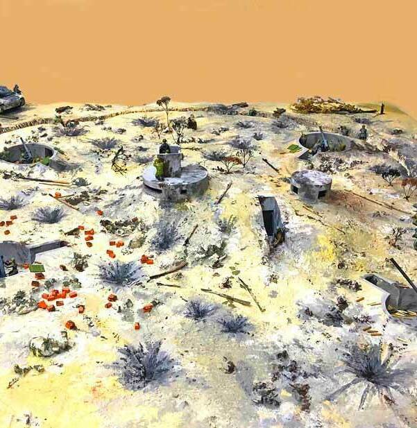 Диорама изготовленная для музея на заказ в макетной студии Диорама изготовленная для музея на заказ в макетной студии