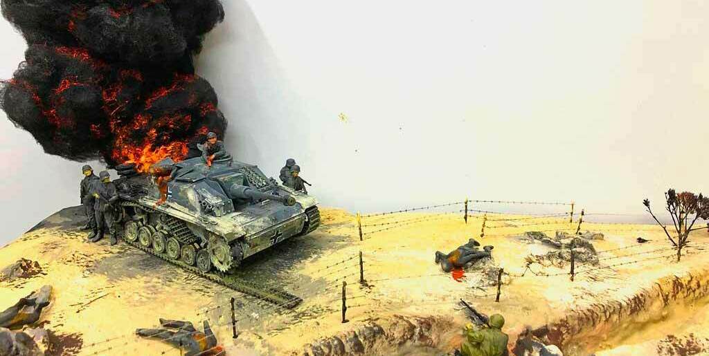 Диорама изготовленная для музея на заказ в макетной студии Диорама изготовленная для музея на заказ в макетной студии