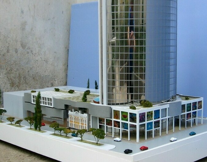 Модель многоэтажного здания выполненный на заказ