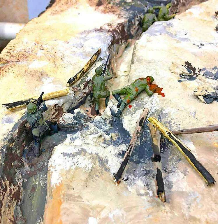 Диорама изготовленная для музея на заказ в макетной студии Диорама изготовленная для музея на заказ в макетной студии