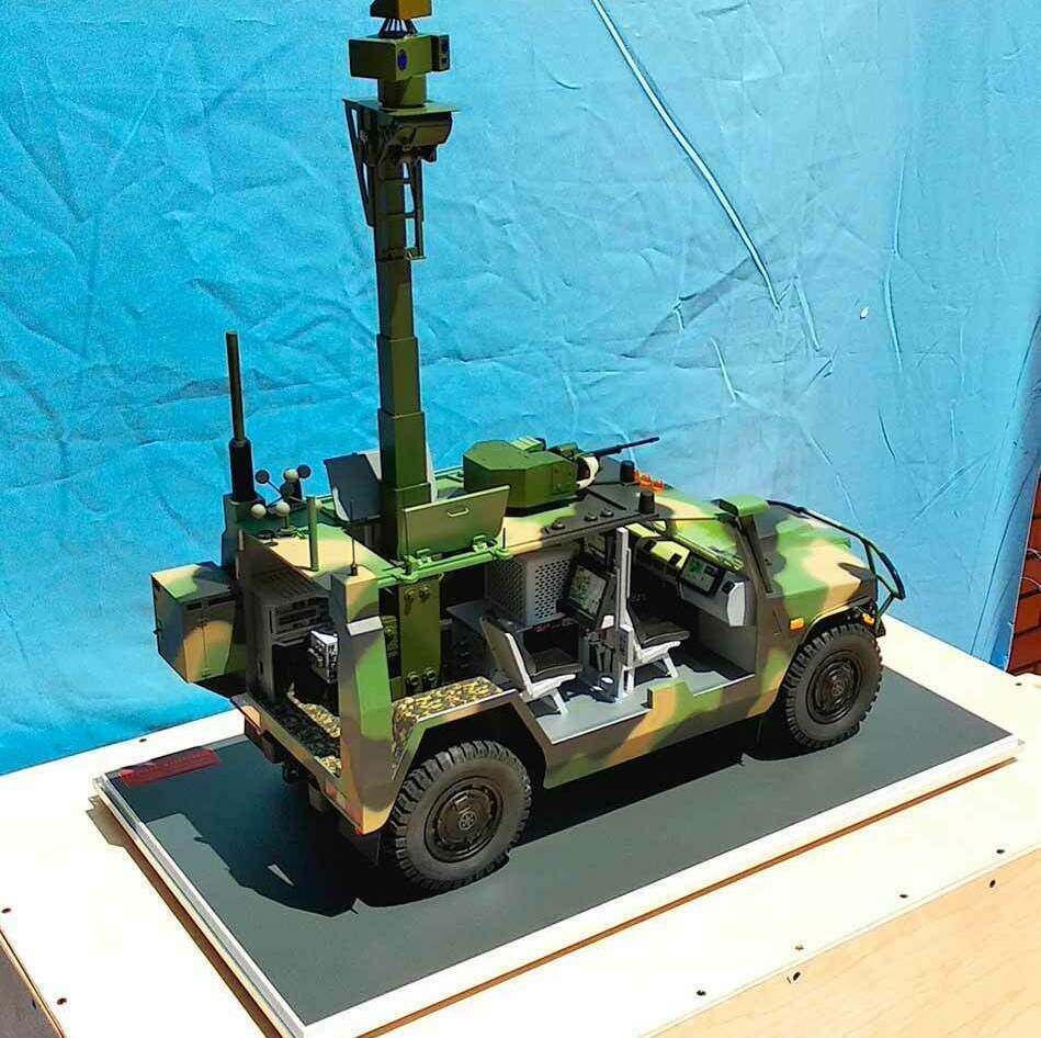 Изготовлен макет в нашей макетной студии на заказ для военных