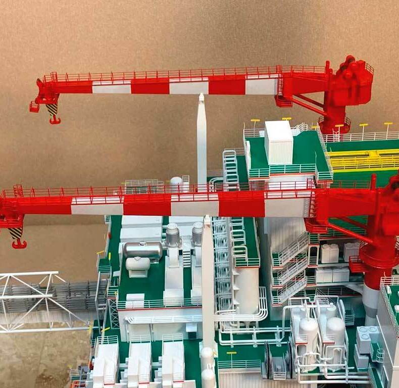  Ледостойкая стационарная офшорная платформа на гравитационном основании с жилым и технологическим модулем. Узлы и детали промышленной буровой установки