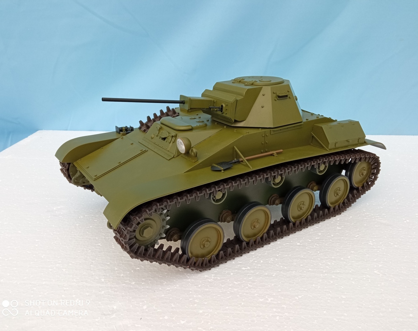 Музейная модель легкого танка Т-60, выполненная на заказ