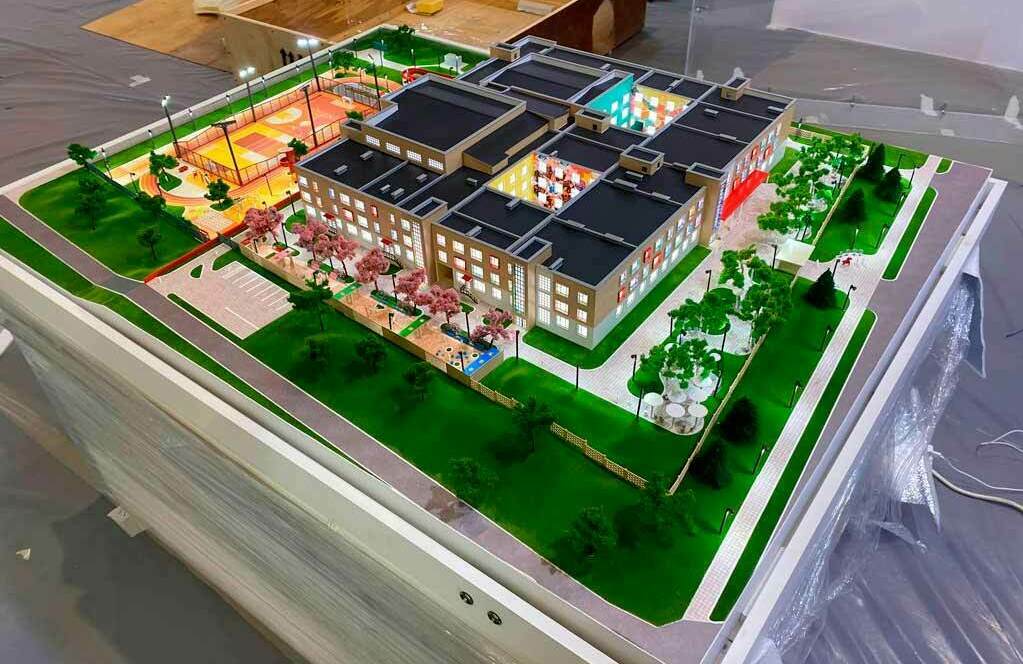 Масштабный архитектурный макет изготовленный на заказ  Масштабный архитектурный макет изготовленный на заказ