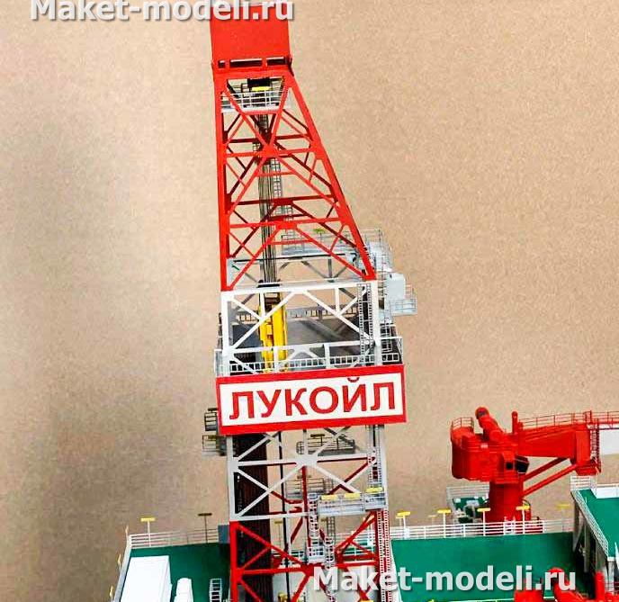  Ледостойкая стационарная офшорная платформа на гравитационном основании с жилым и технологическим модулем. Узлы и детали промышленной буровой установки