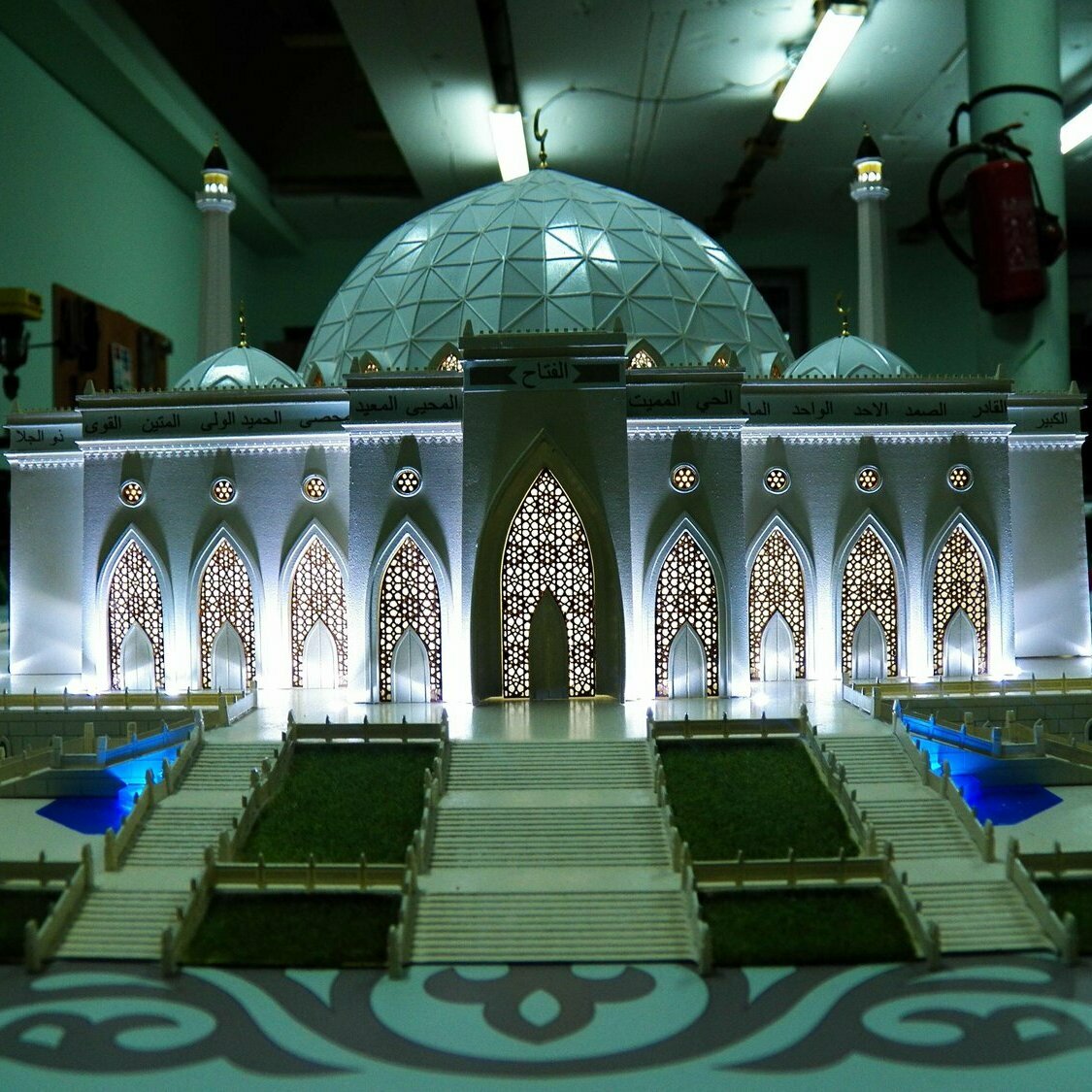 Архитектурный макет мечети