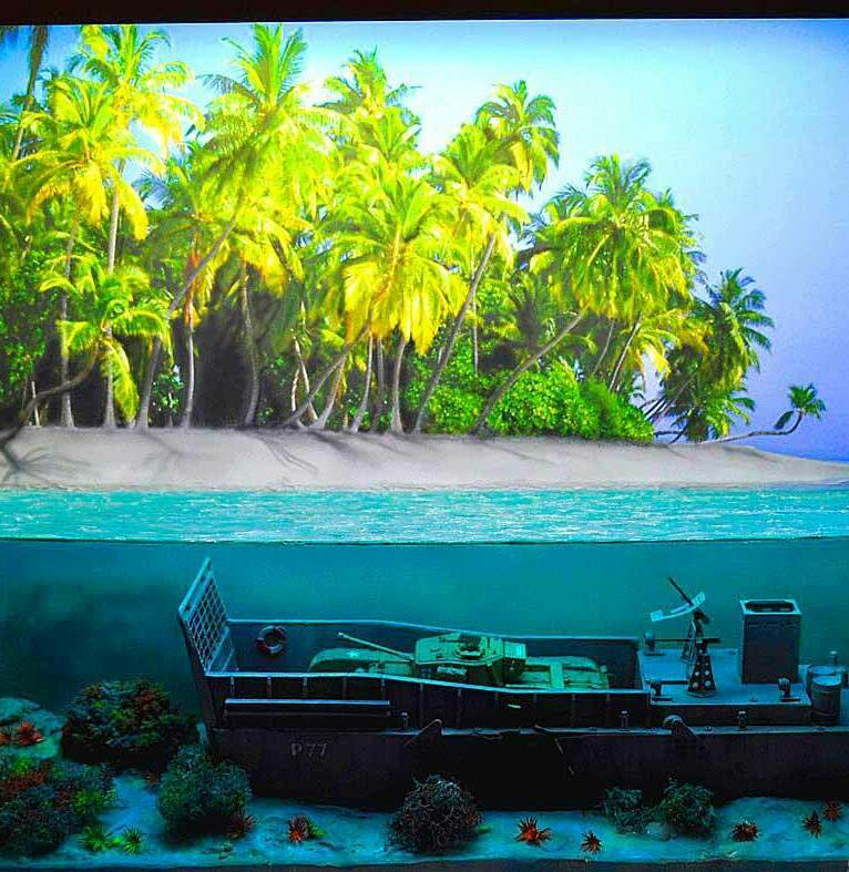 Диорама изготовленная для музея на заказ в макетной студии Диорама изготовленная для музея на заказ в макетной студии