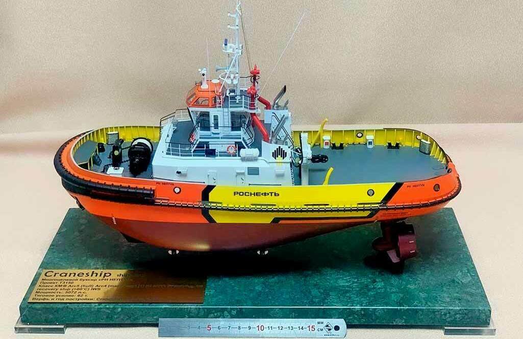 Изготовление модели судна / корабля. Модель буксира
