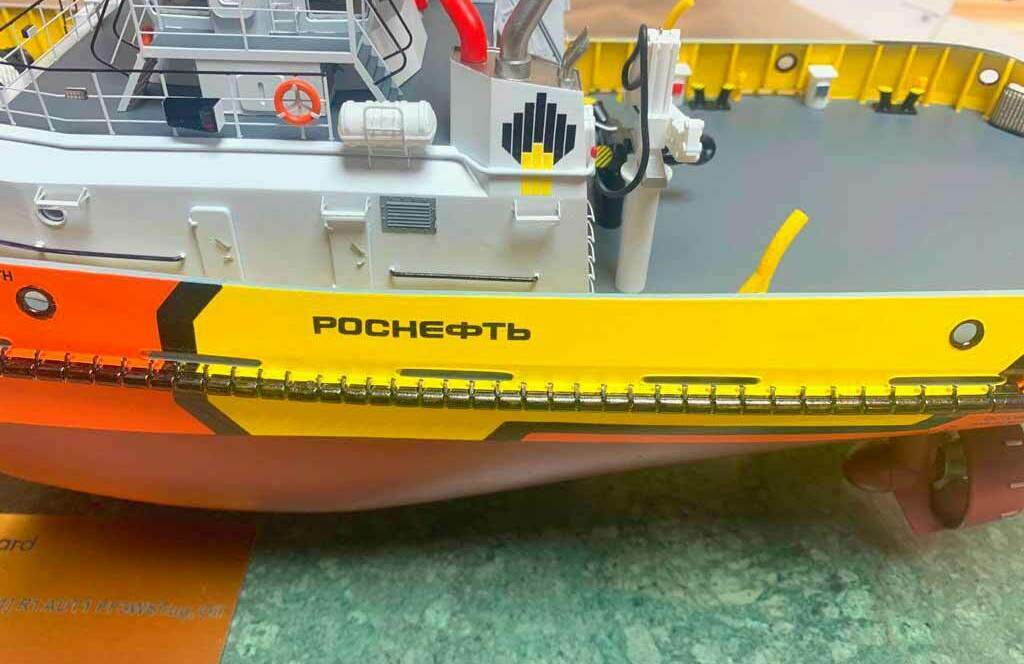 Изготовление модели судна / корабля. Модель буксира