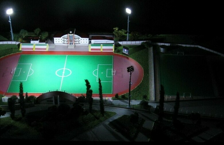 Модель футбольного поля выполненная на заказ